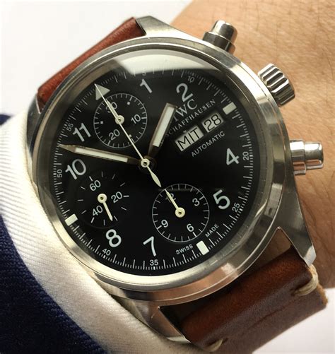 iwc der fliegerchronograph price|old school flieger chronograph.